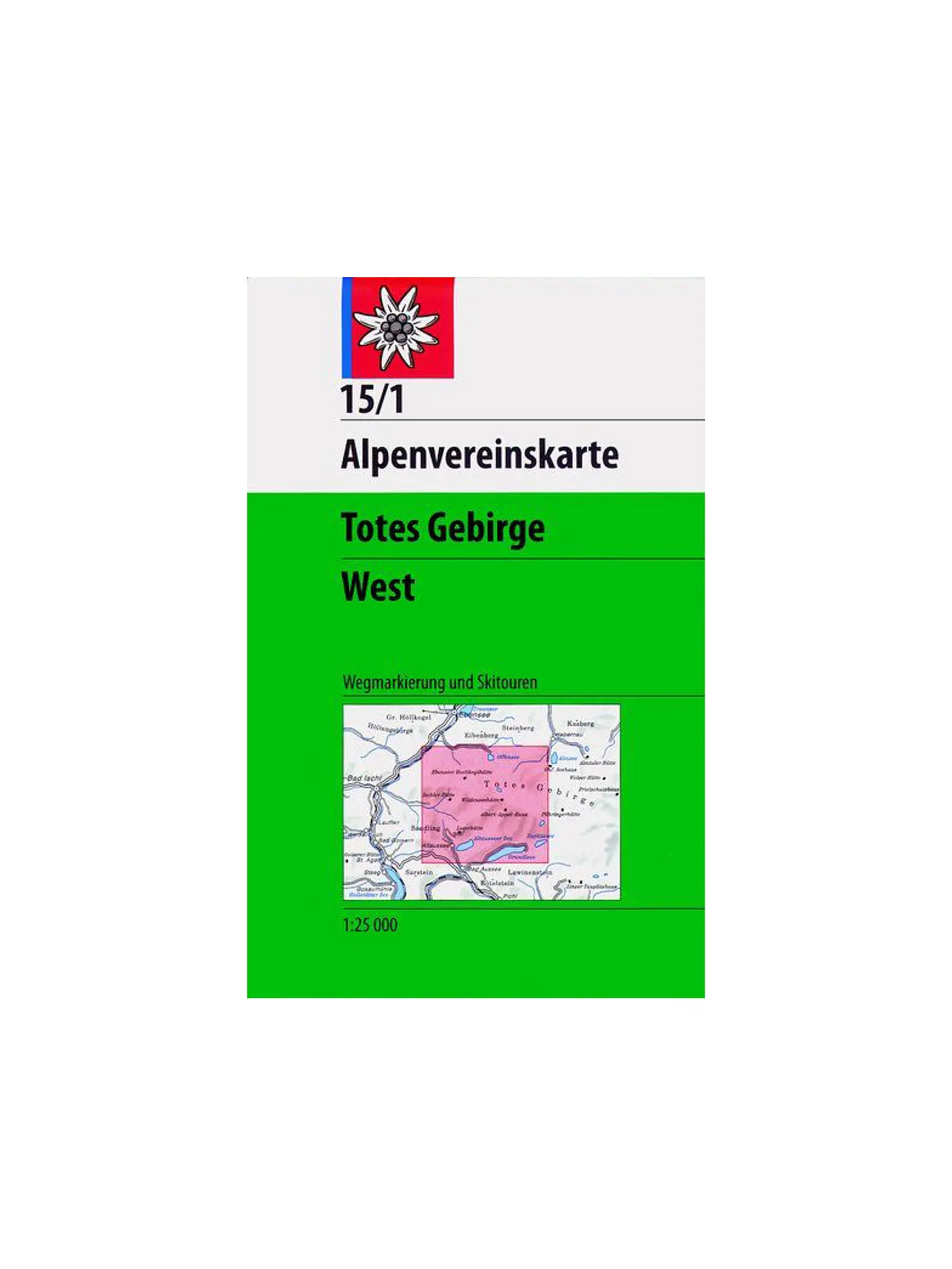 ALPENVEREIN | Wanderkarte Totes Gebirge Westliches Blatt Maßstab 1:25.000 | 